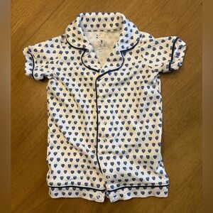 Roller Rabbit Infant Hearts Polo Onesie